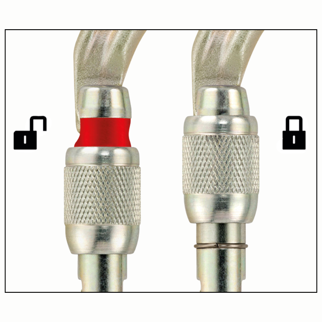 Vulcan Steel Screw-Lock Carabiner - Petzl